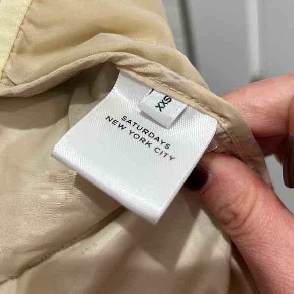 Saturdays New York City | Unisex Oversized Tomo Puffer Jacket in Olive - Picture 9 of 10